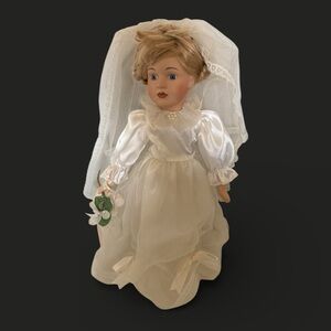 Porcelain Wedding Doll